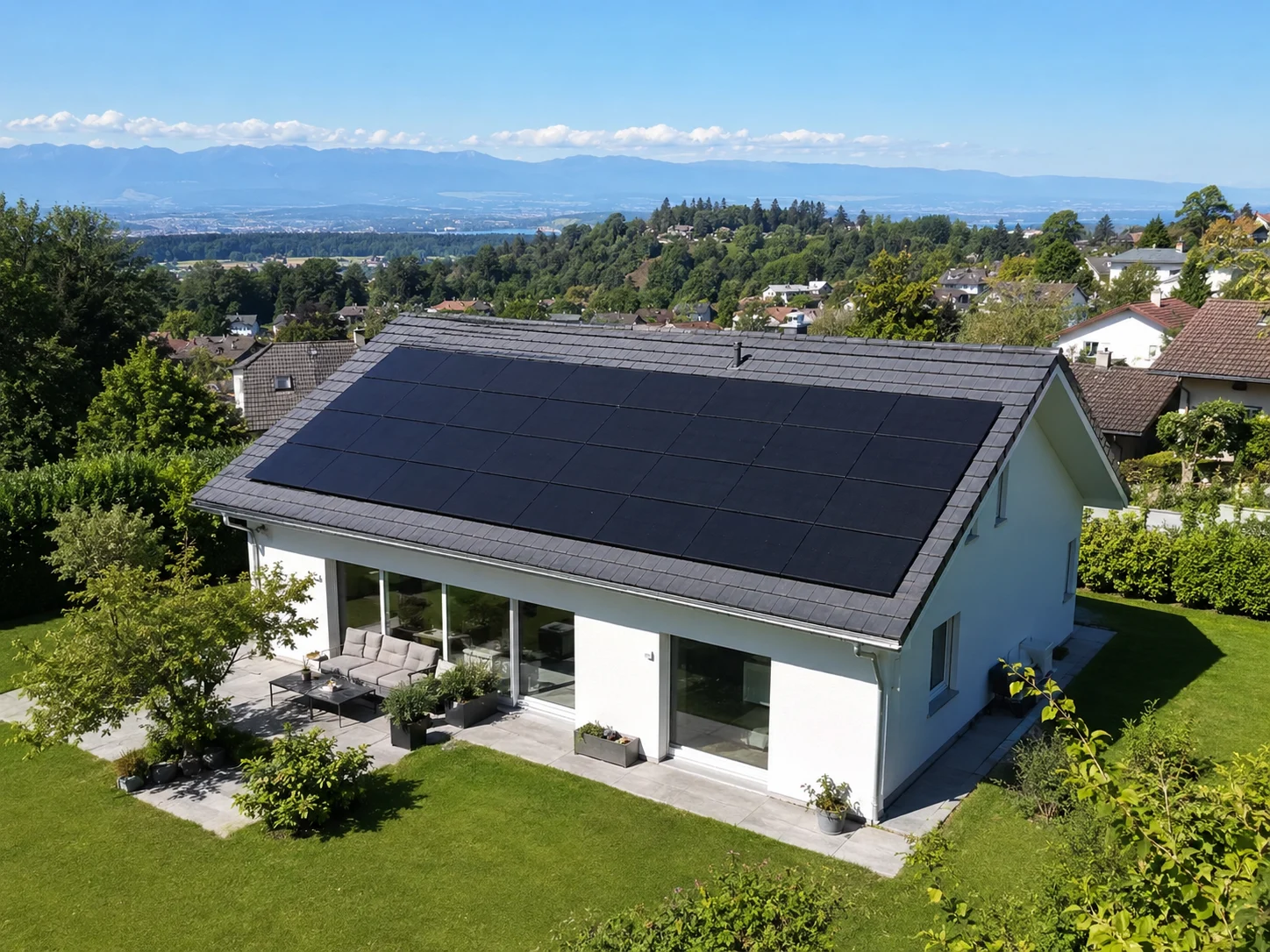 Installation photovoltaïque à Lausanne