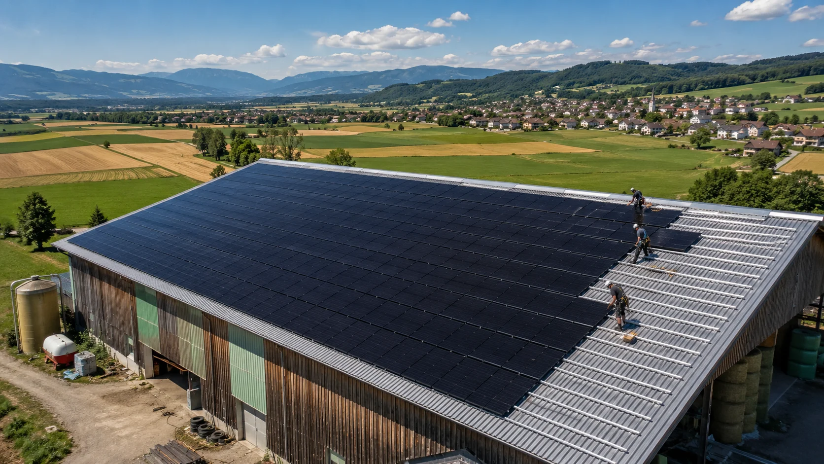 Installation photovoltaïque à Genève